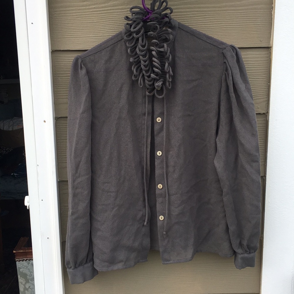 Vtg sheer blouse